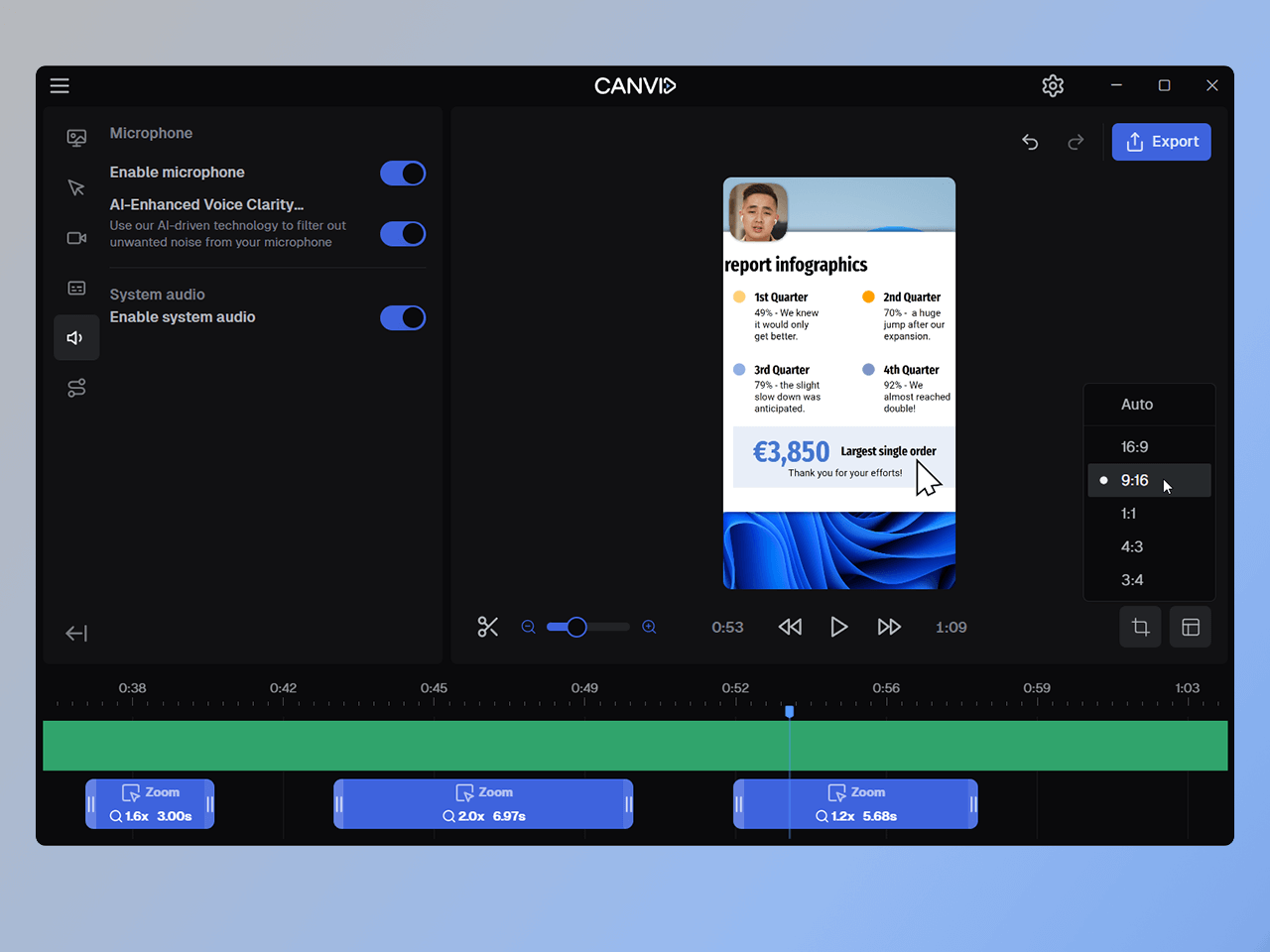 Canvid: Boost your recording